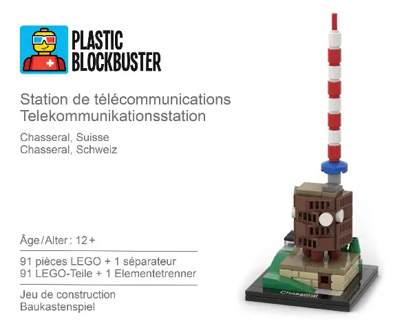 Chasseral Suisse LEGO - Station de télécommunications