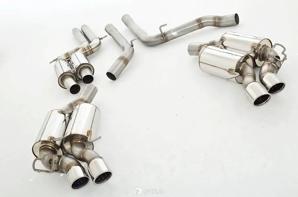  2x76mm Duplex-Anlage Edelstahl