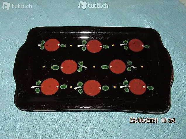 Butterplatte, Ankäplatte, Keramik Töpferei Thun