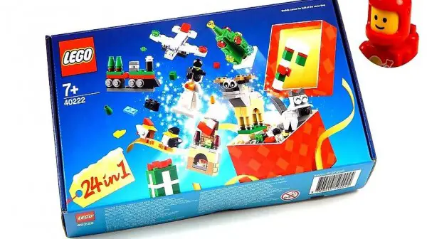 K..41) LEGO 40222, 24-In-1 Weihnachtsspass