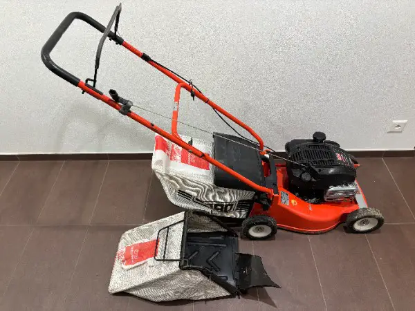 servicegepflegter profi rasenmäher sabo 43pro inkl. 2x fangsack