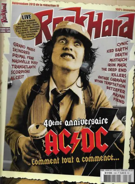 MAGAZINE AC/DC ON COVER : ROCK HARD N 139