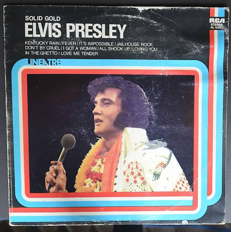 lp elvis presley solid gold