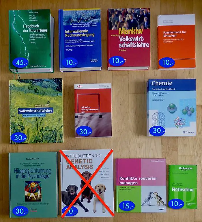 Fachbücher Wirtschaft, Naturwissenschaft, Psychologie - einz