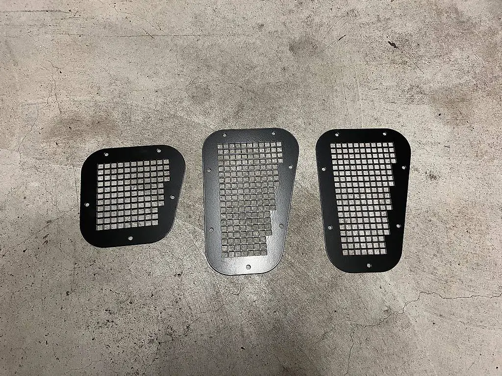 Lüftungsgitter Set 3 Teilig für Land Rover Defender