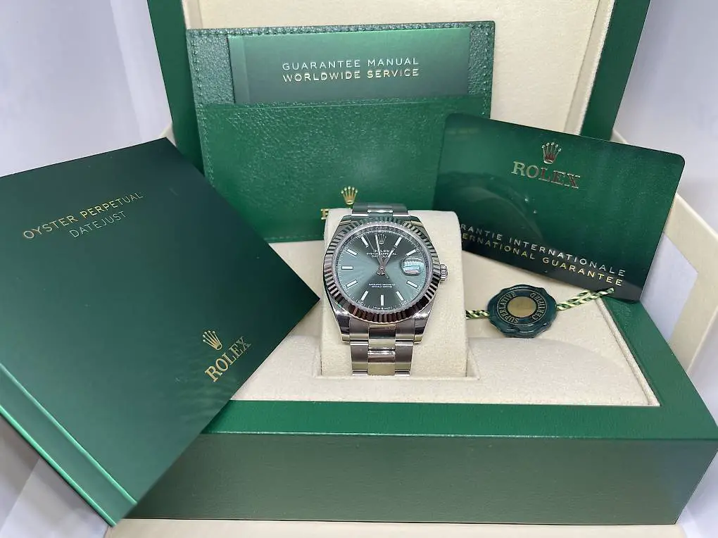 Rolex datejust II 41 126334 Green New