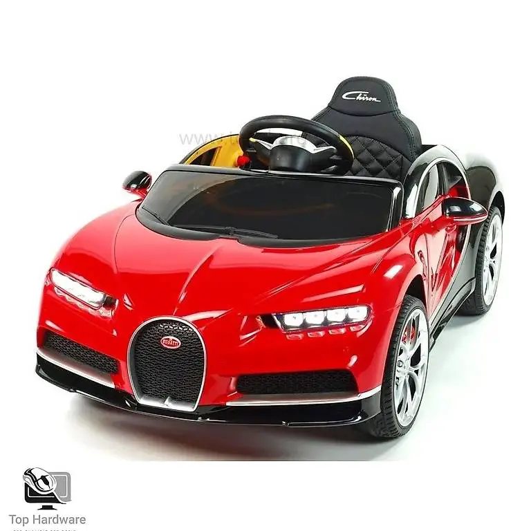 Elektro-Kinderfahrzeug Bugatti Chiron rot