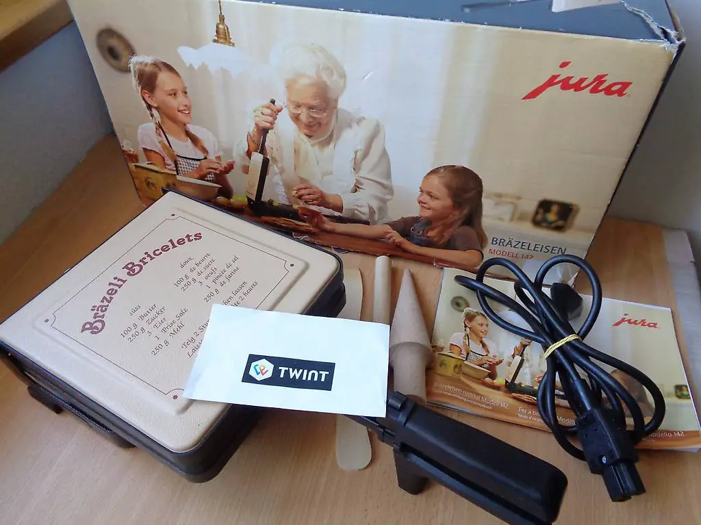 brezeleisen jura neuwertig fer a bricelets brezeleisen