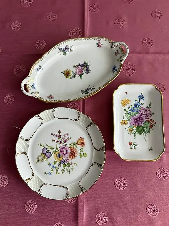 3 versch. Langenthaler Platten