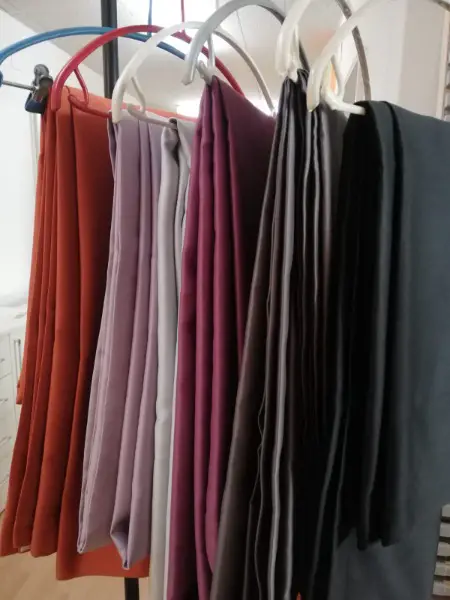 Neue Satin Vorhänge