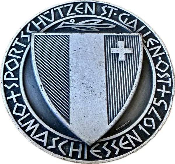 Grosse Münze Olmaschiessen 1975