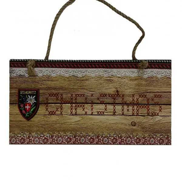  Holztafel -CHRISTMAS- 34 x 15cm