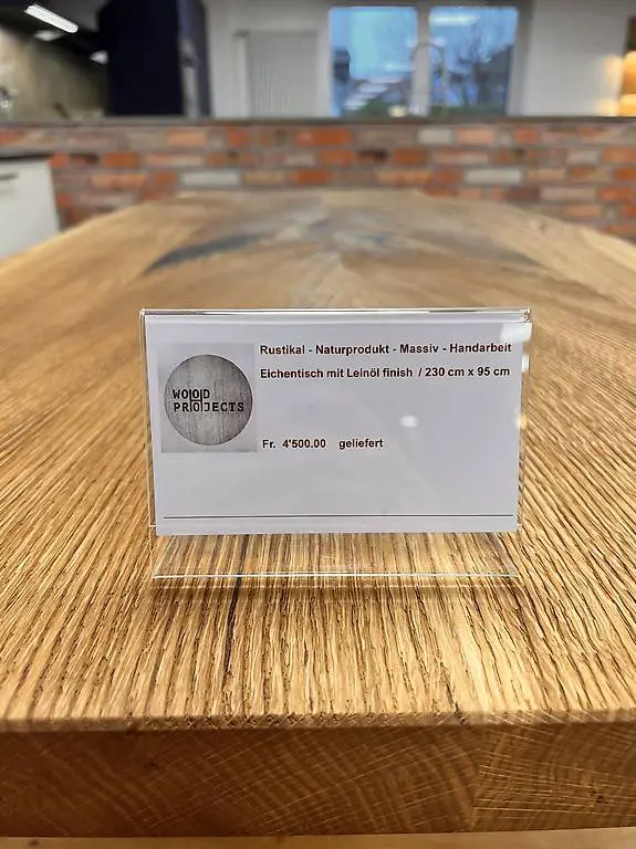 eichentisch rustikal handgefertigt