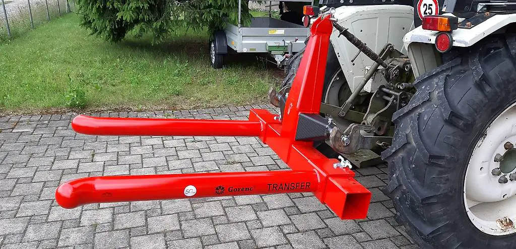 Starke Ballentransportgabel an Traktor 3-Punkt Front / Heck