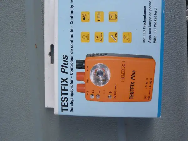 Testfix Plus Prufer mit Led Lampe Fabrikneu