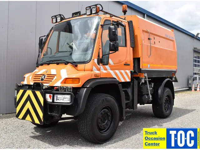 UNIMOG, U500 Vario-Pilot hydrostat-Antrieb, Kehrmaschinen