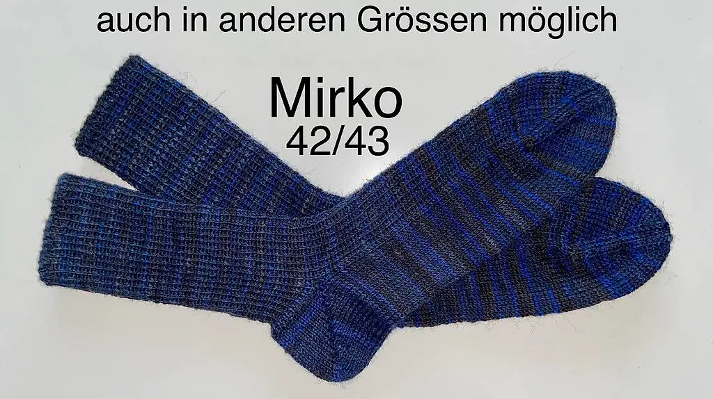 Wollsocken 42/43 Modell Mirko
