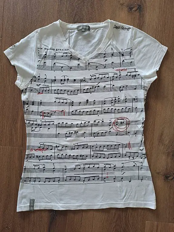 David Garrett, J.S. Bach T-Shirt, Gr. M, getragen