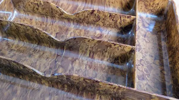  bakelit schale owo 3045 schön gemasert 1930