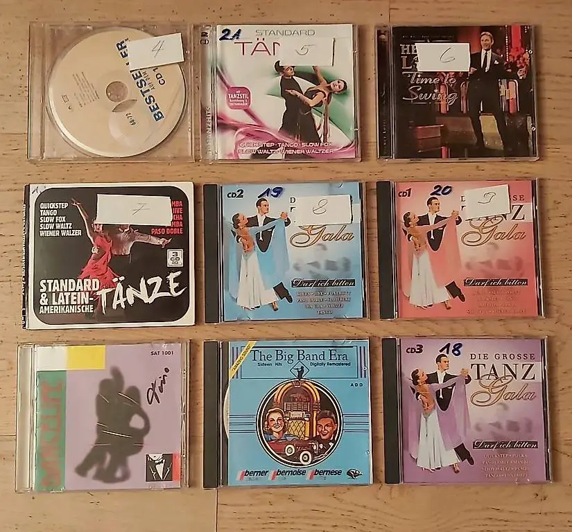 9 CD s mit Tanzmusik