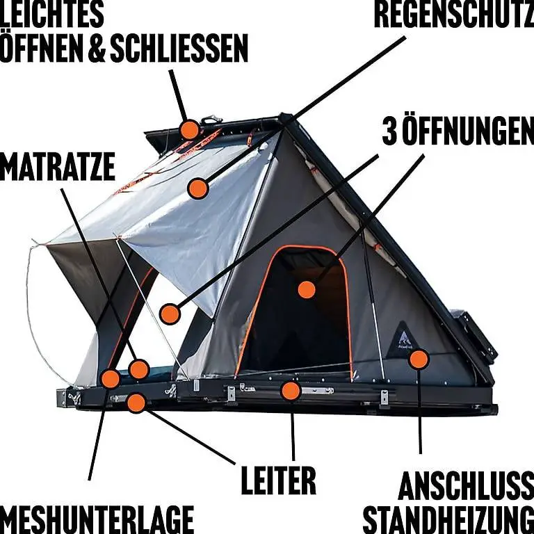 aktion alu-cab dachzelt gen 3-r schwarz