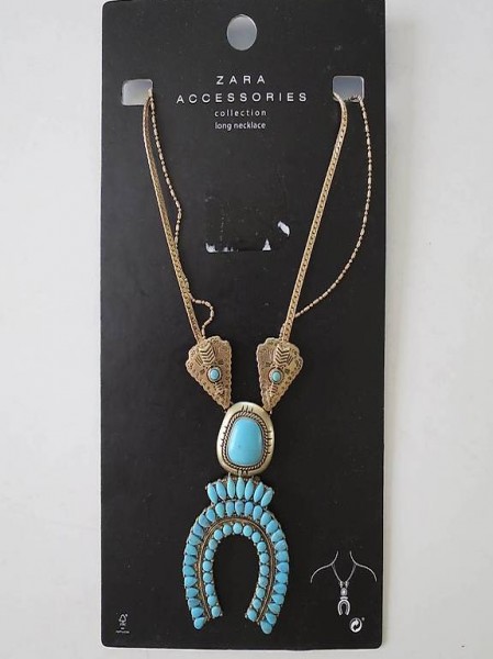 Zara accessories collection long necklace 0185603730303