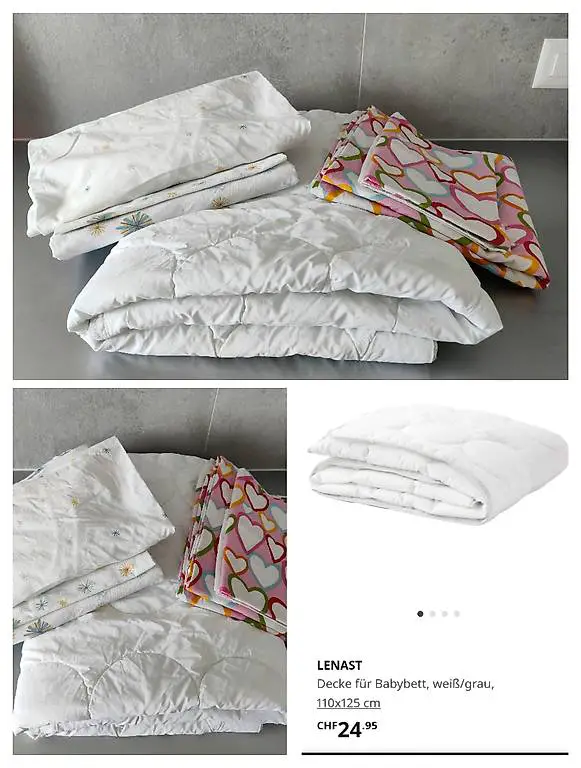 Babydecke mit Anzügen 6-teiliges Set