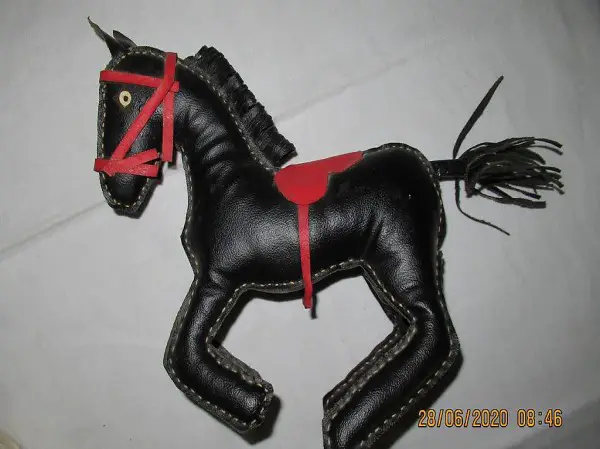  Pferd Hengst, Stute, Spielzeug Vintage Retro, von um 1955