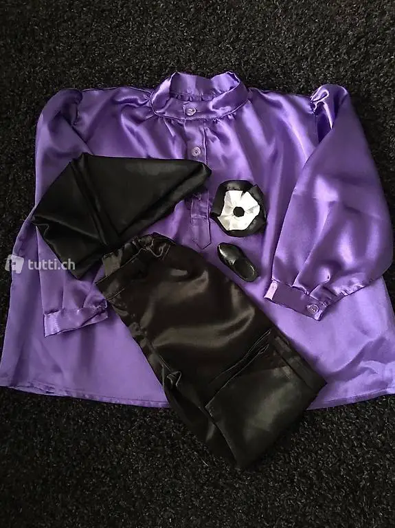 Fasnacht Waggiskostüm in lila gr. 164