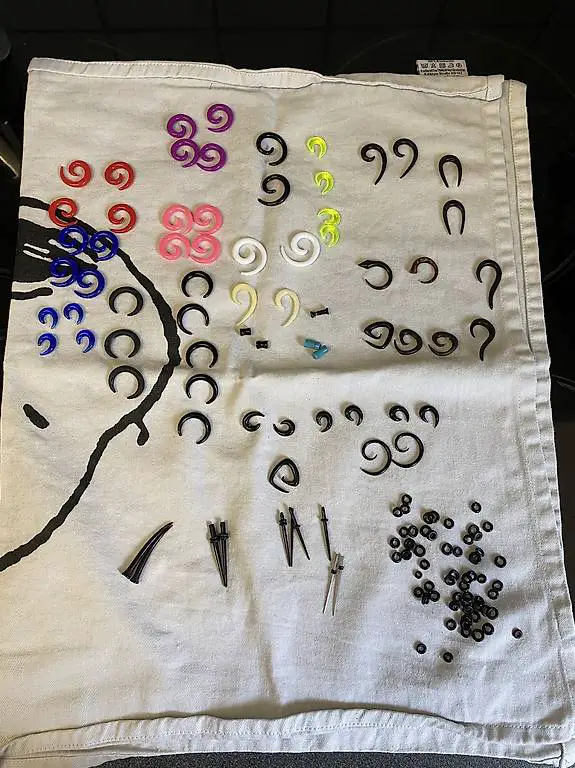 Ohrschmuck, Claws, Spiralen