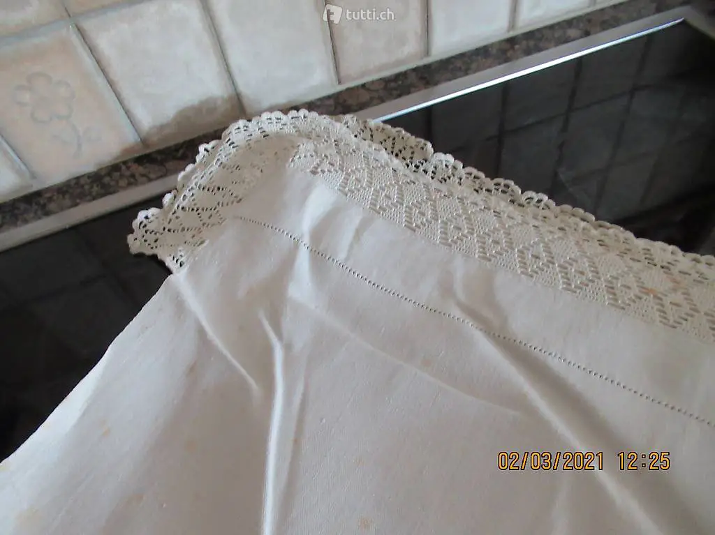 Leintuch, Bettlacken, Oberleintuch, von um 1900