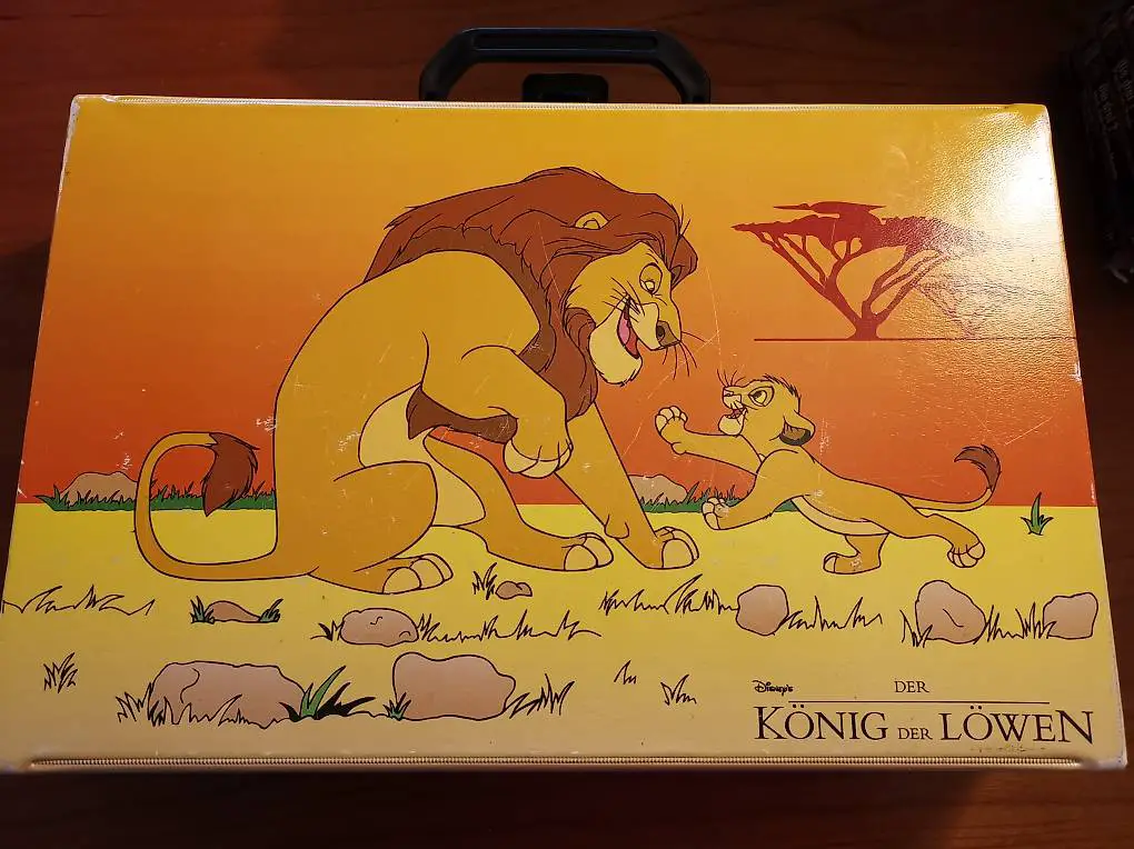 König der Löwen Kassetten Koffer