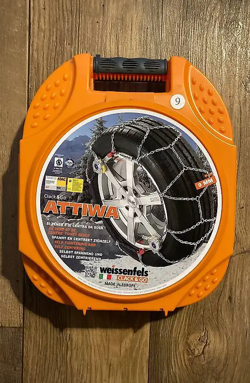 Schneeketten Weissenfels clack&go 9 mm Gr. 9 NEU