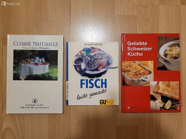 Verschiedene Kochbücher