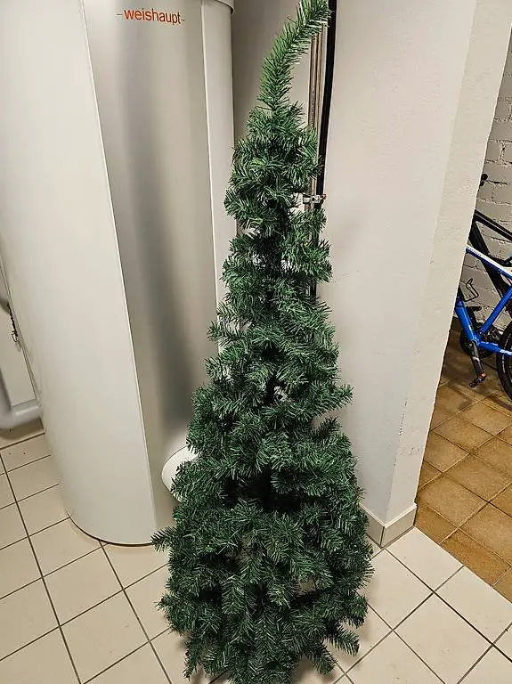 Plastik Weihnachtsbaum inkl. Ständer