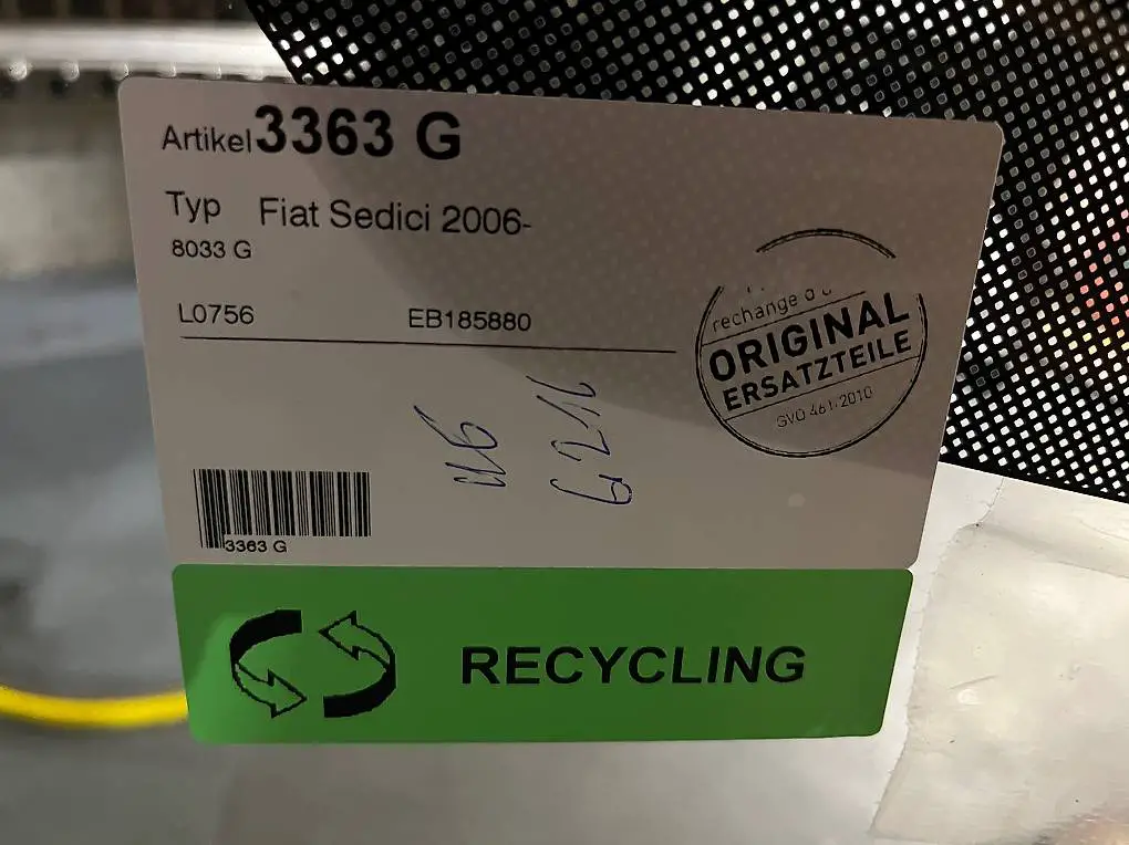 Frontscheibe Fiat Sedici 2006-