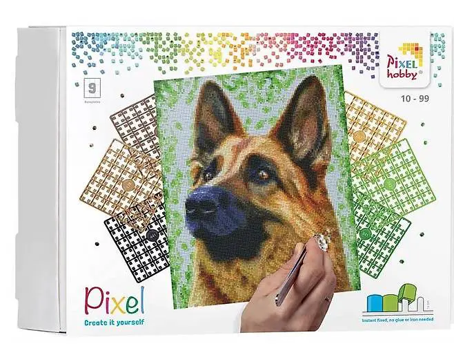 Pixel Classic 9 Basisplatten-Kit - Deutscher Schäferhund