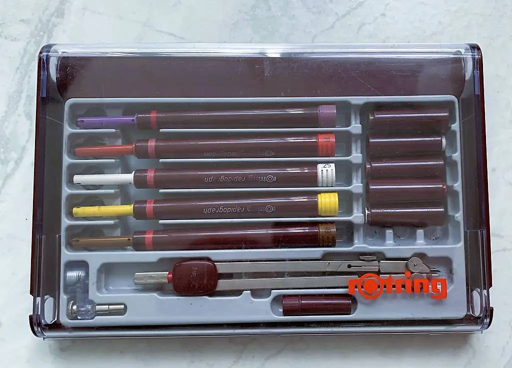 Rotring Rapidographen (Tuschezeichner) Set