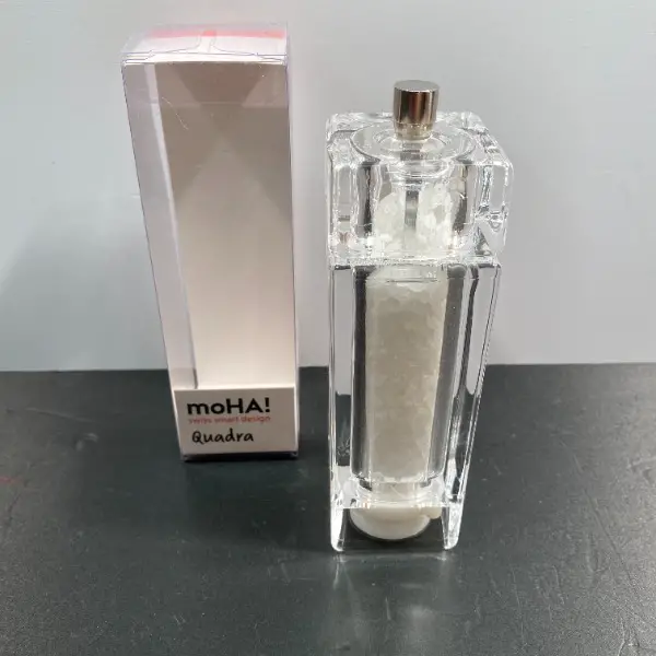 >neue edle acrylglas salzmühle von moha