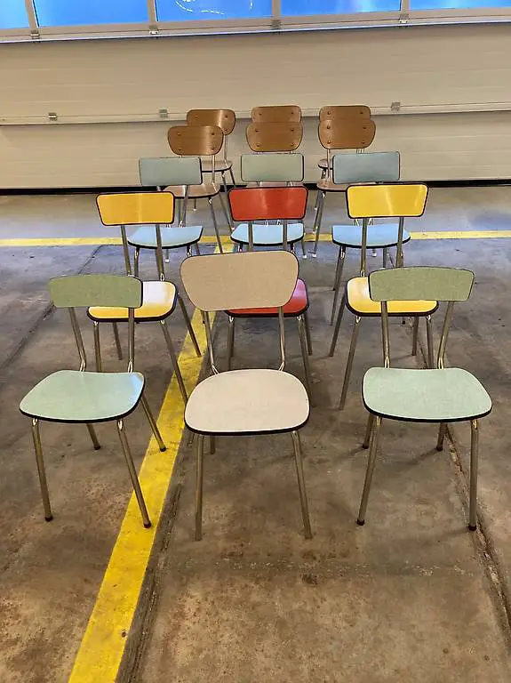 Küchenstühle Kelko 70er Jahre Vintage