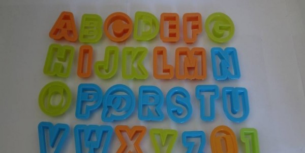 Guetzli Keks Alphabet Ausstechform PVC Kekse Backen Kuchen
