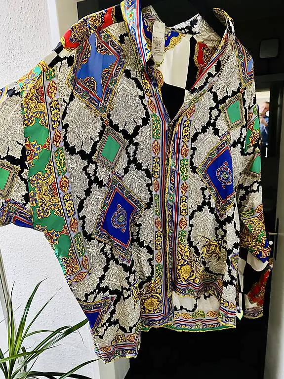 Gianni Versace (original) XL Seidenhemd (Rarität)