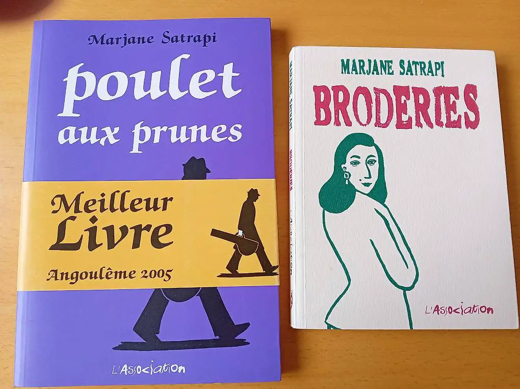 Poulet aux Prunes + Broderies - Marjane Satrapi