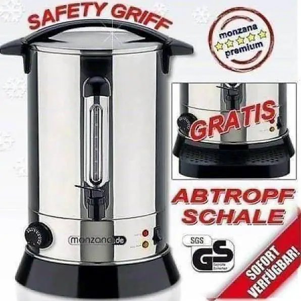  Glühweinkocher 6.80 Liter Edelstahl