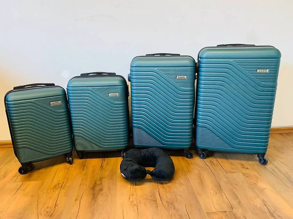 5 teiliges Koffer Reisegepäck BUNDLE wayBAG in GRÜN NEU