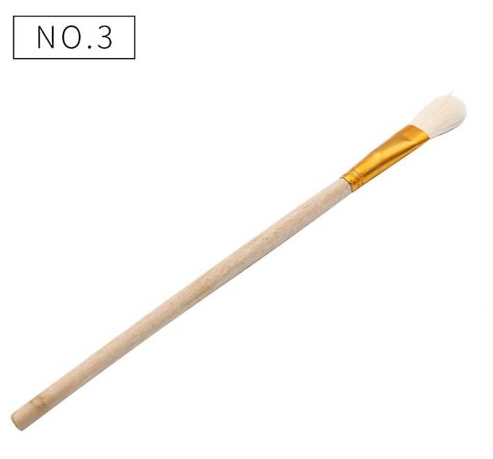 Pinsel, Wollpinsel 50Stk, Kopf ca. 10mm breit