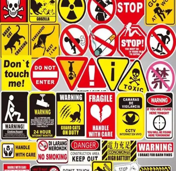 Stickers/Aufkleber 50Stk