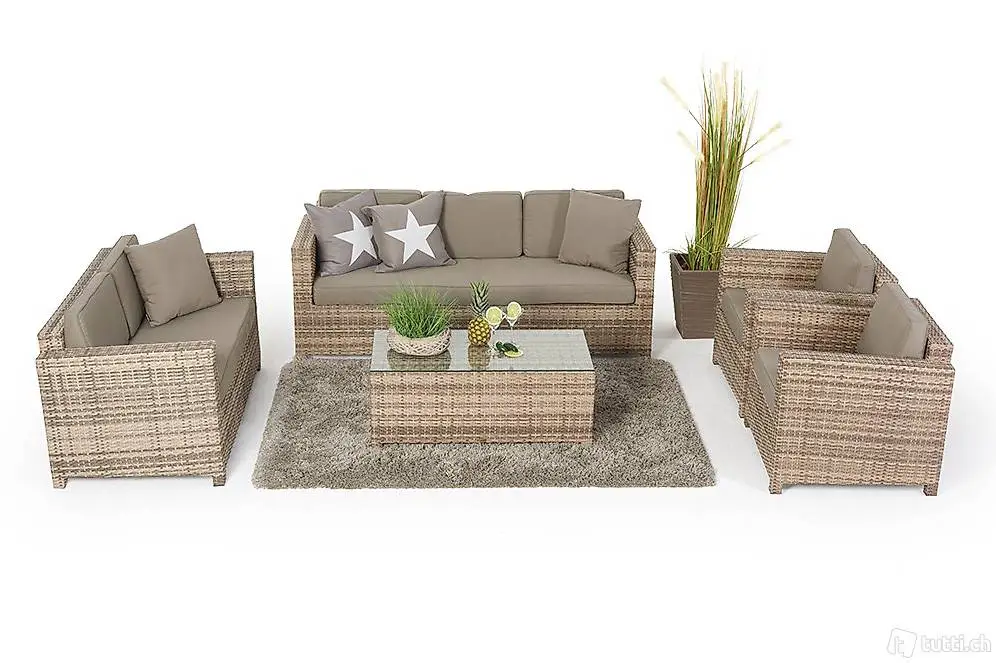  Mobilier Canapé d"extérieur natural