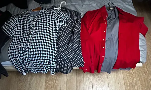 4 Hemden-Set, Herren, Grösse M