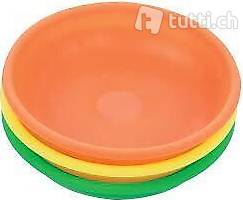  Neonfarbene Magnetschalen, Ø 150 mm